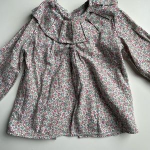 La Coqueta kids floral ruffle top size 2T